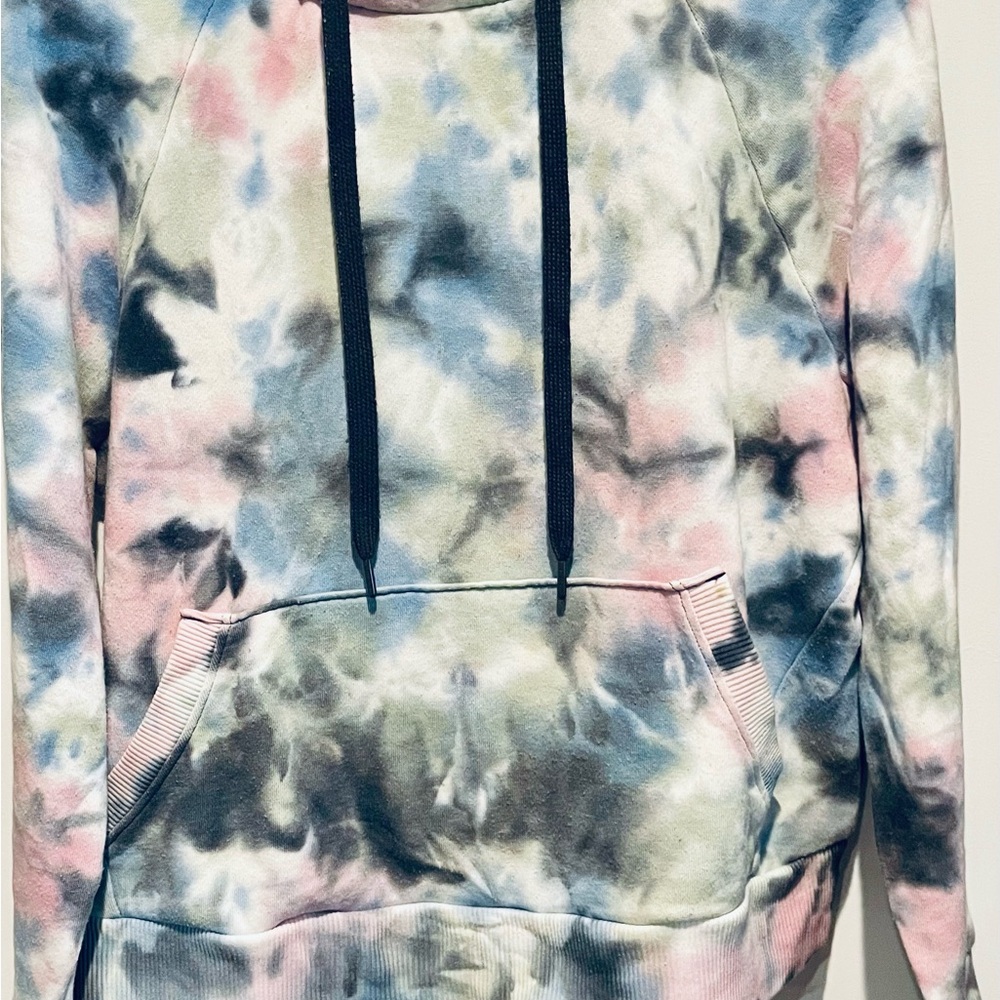 90 Degree By Reflex Multicolor Tie-Dye Hoodie